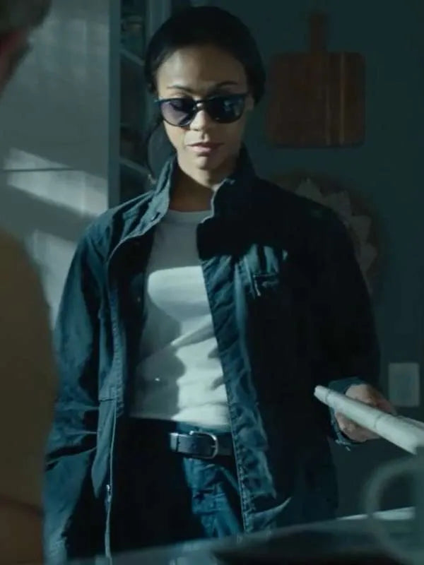 Zoe Saldana Special Ops Lioness Black Jacket