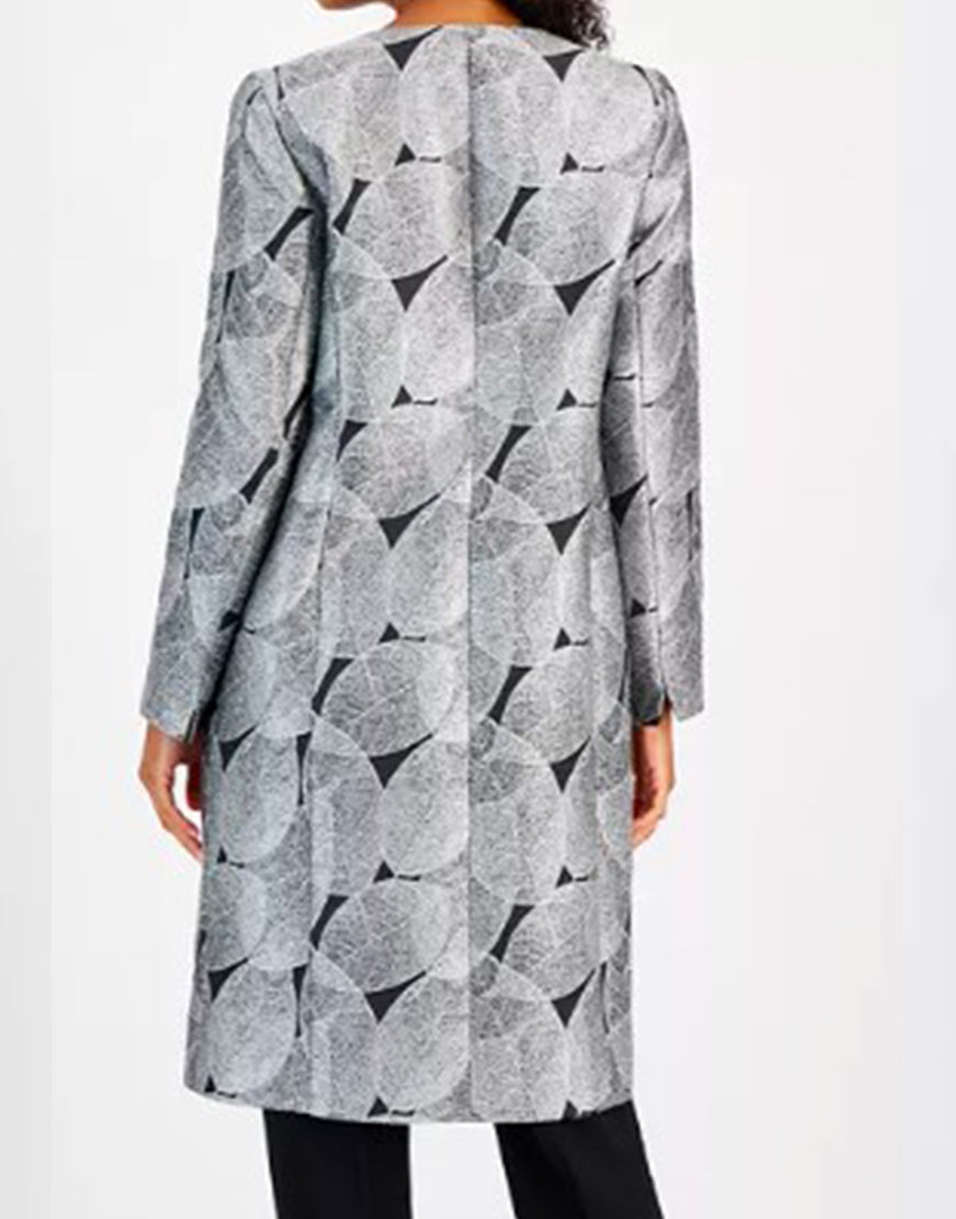 Beyond The Gates 2025 Karan Kendrick Leaf Print Coat
