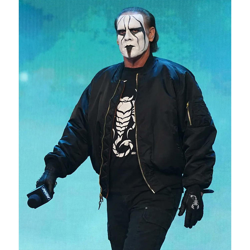 Sting Aew Dynamite Bomber Jacket