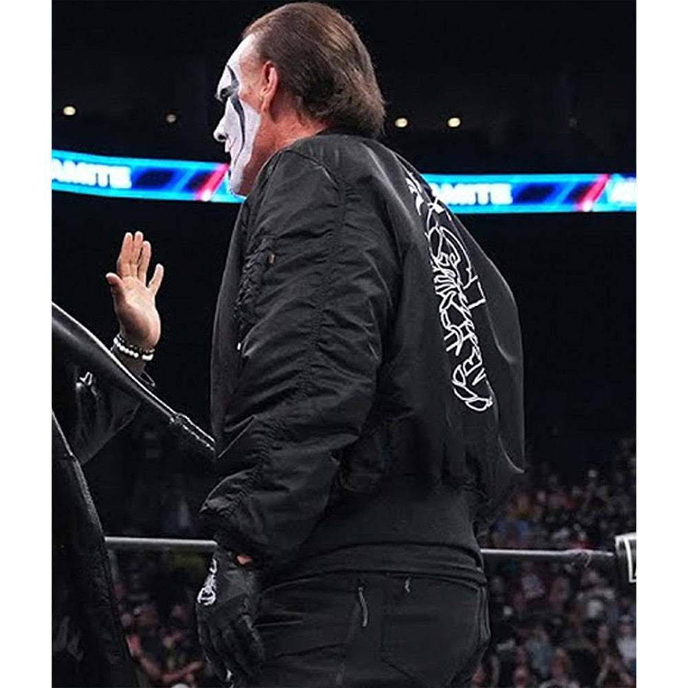 Sting Aew Dynamite Bomber Jacket