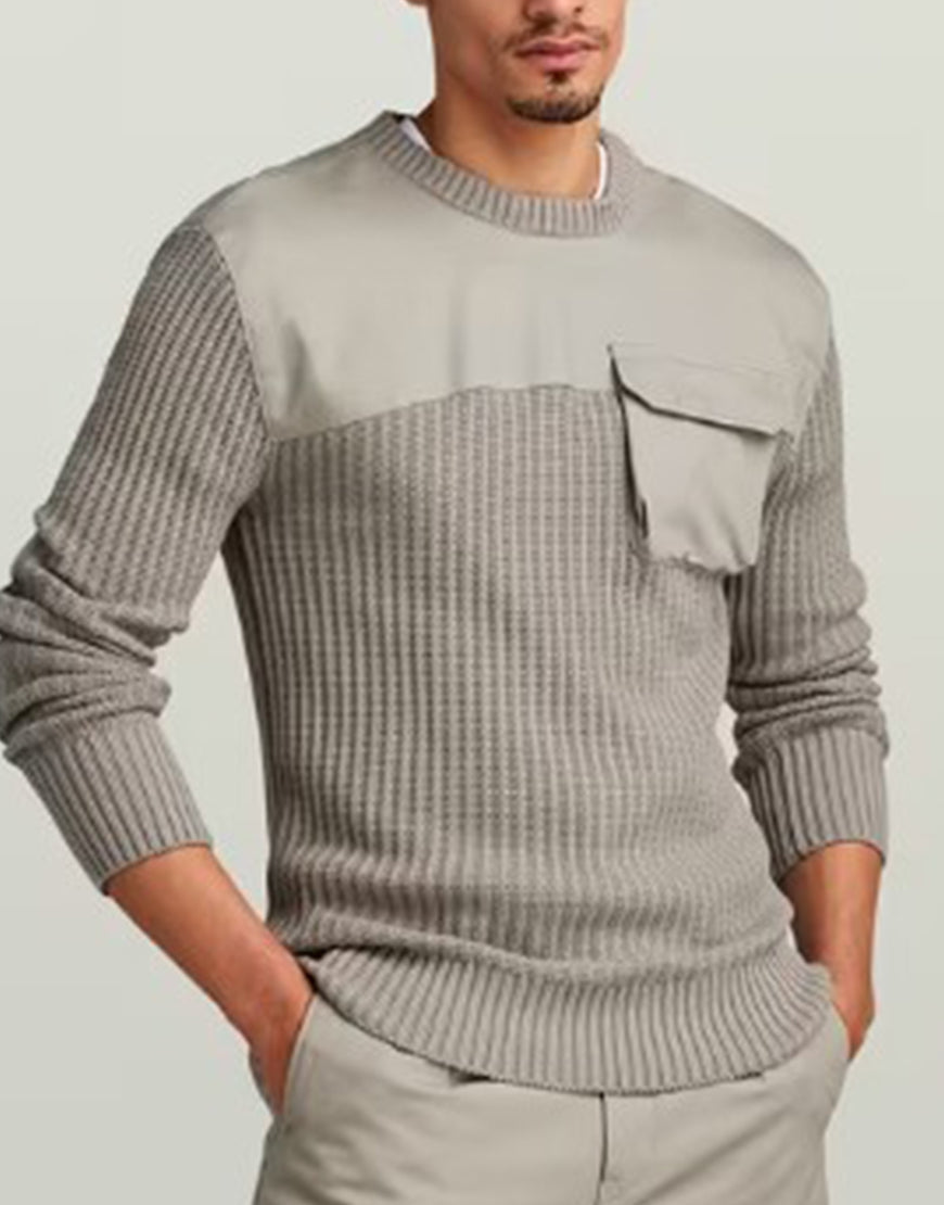 Found S02 Karan Oberoi Flap Pocket Sweater