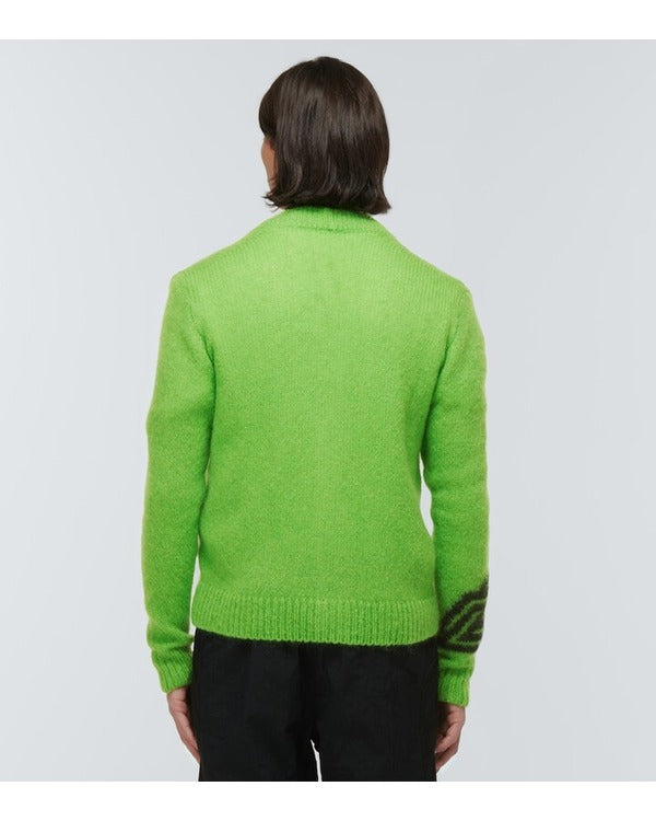 Access Daily 2025 Scott Evans Green Printed Cardigan