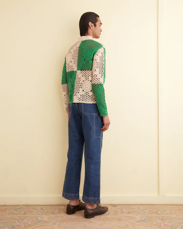 Access Daily 2025 Scott Evans Crochet Knit Shirt