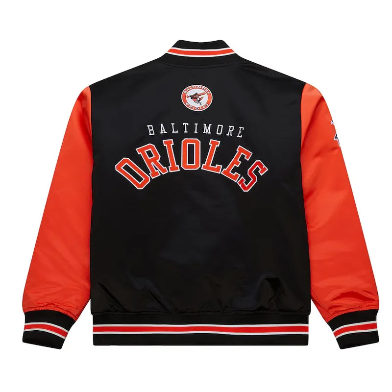 Baltimore Orioles Primetime Vintage Logo Satin Jacket