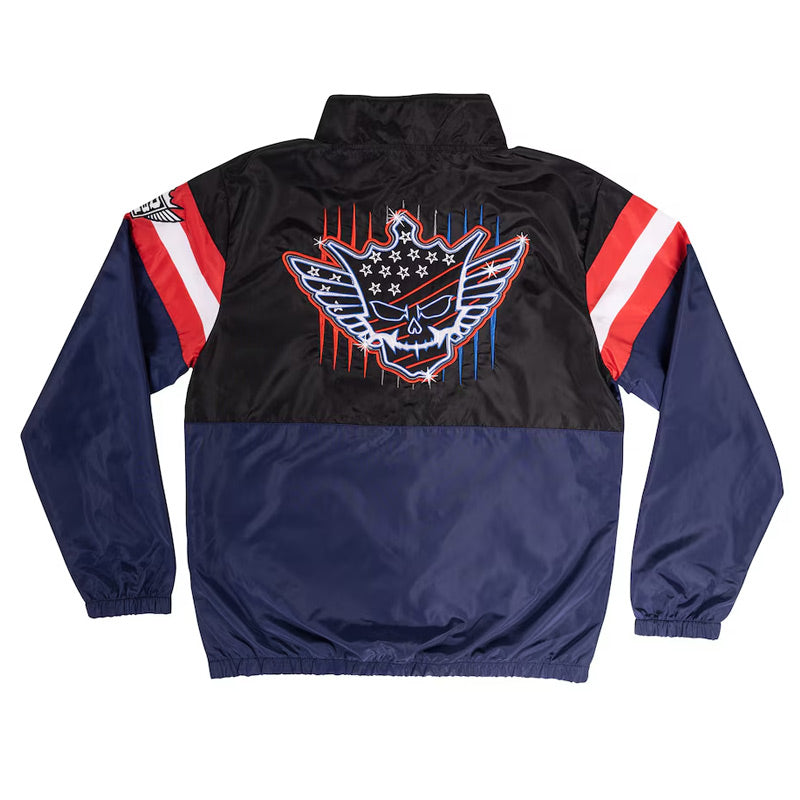 Black/Navy Cody Rhodes Neon Nightmare Windbreaker Jacket