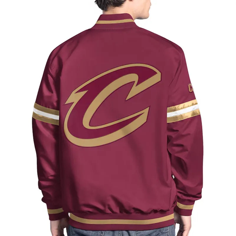 Cleveland Cavaliers Scout Varsity Satin Jacket