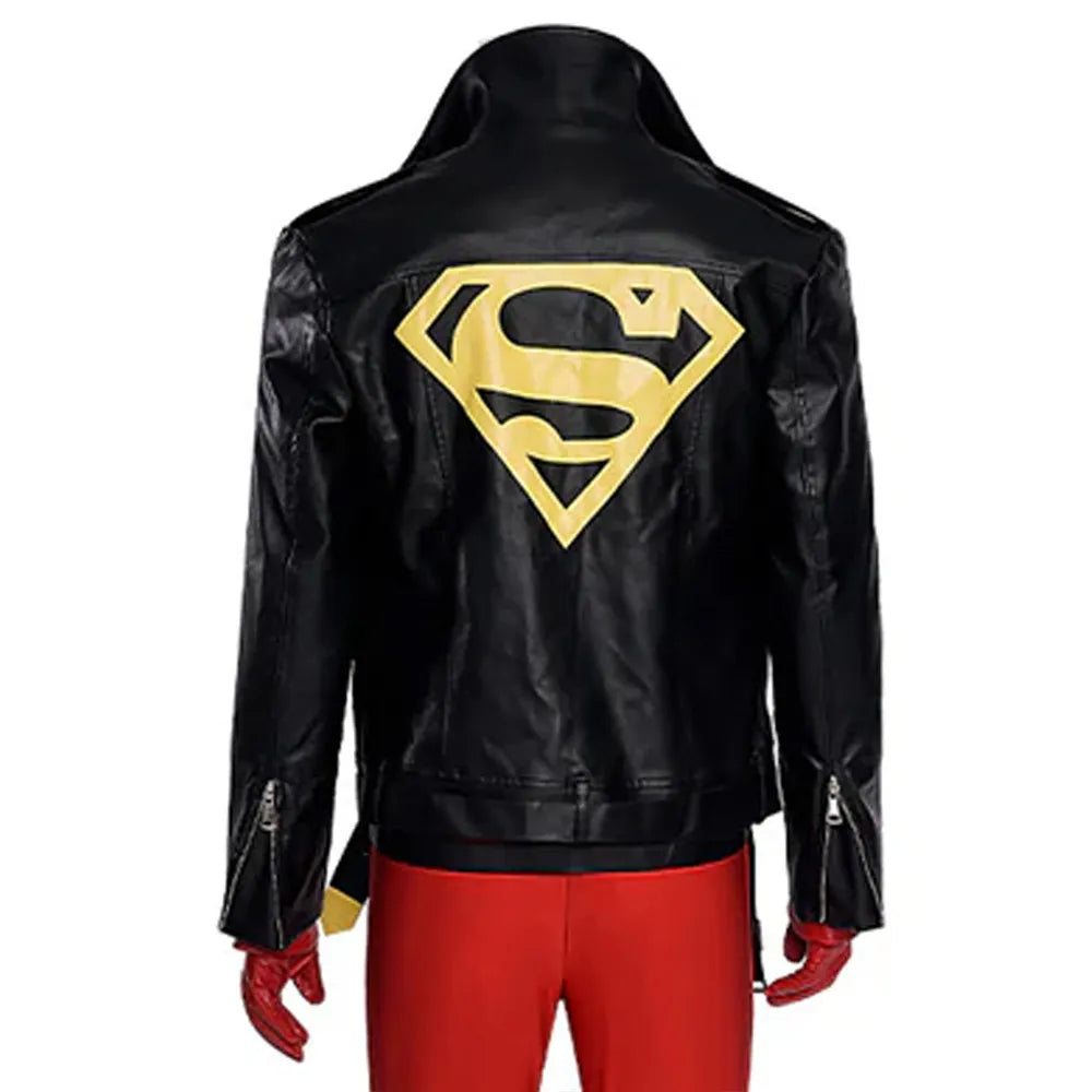 Superboy Comic Leather Jacket