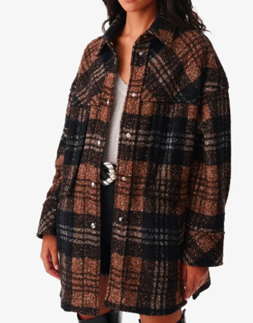Ransom Canyon 2025 Minka Kelly Plaid Shacket