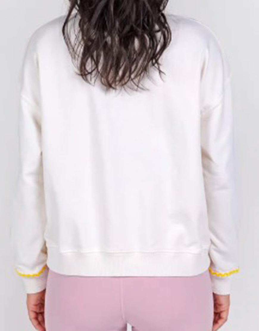 The Sex Lives Of College Girls S03 Amrit Kaur White Sweatshirt