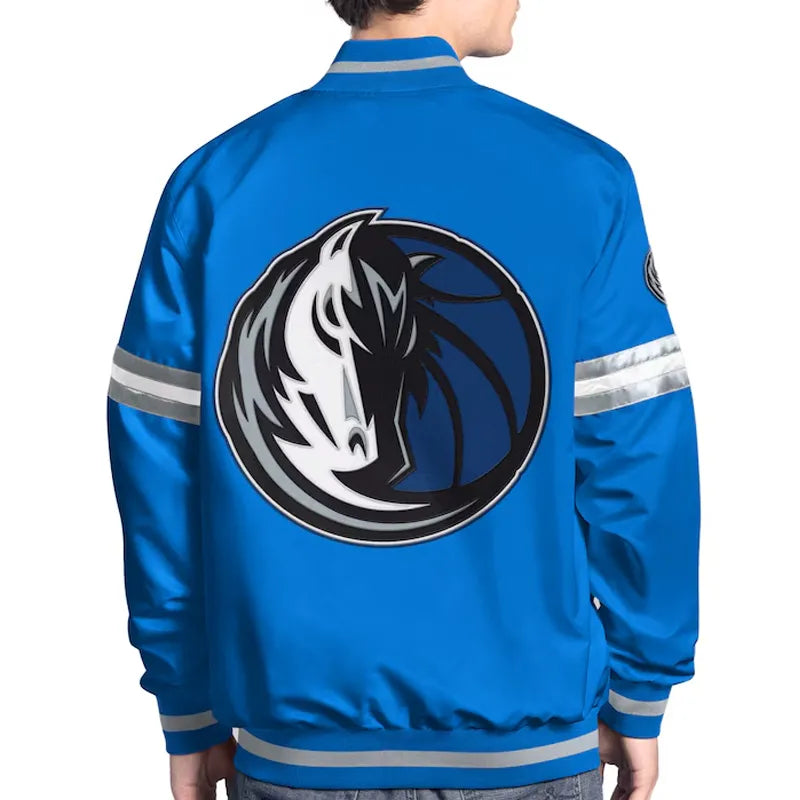 Dallas Mavericks Scout Varsity Satin Jacket