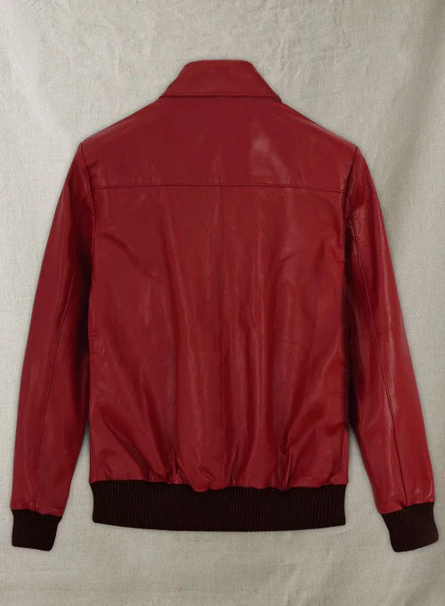 Drake Toronto Film Festival Red Leather Jacket