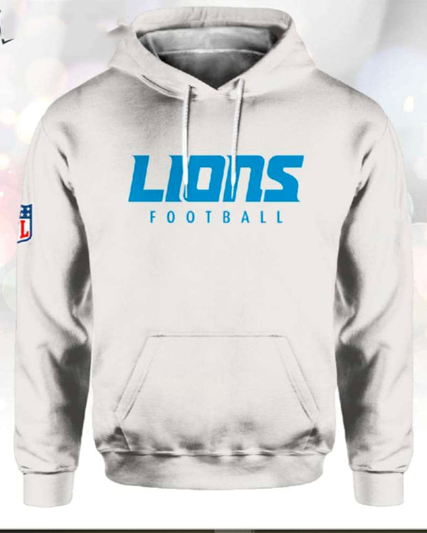 Dan Campbell Lions Grey Hoodie