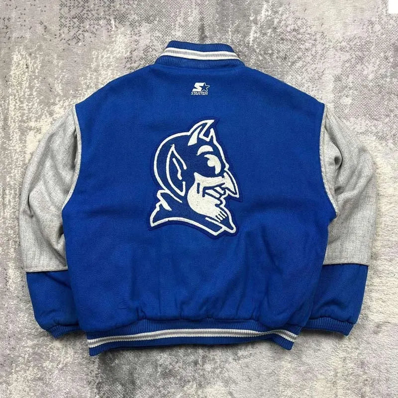 Duke University Royal and Gray Varsity Jacket