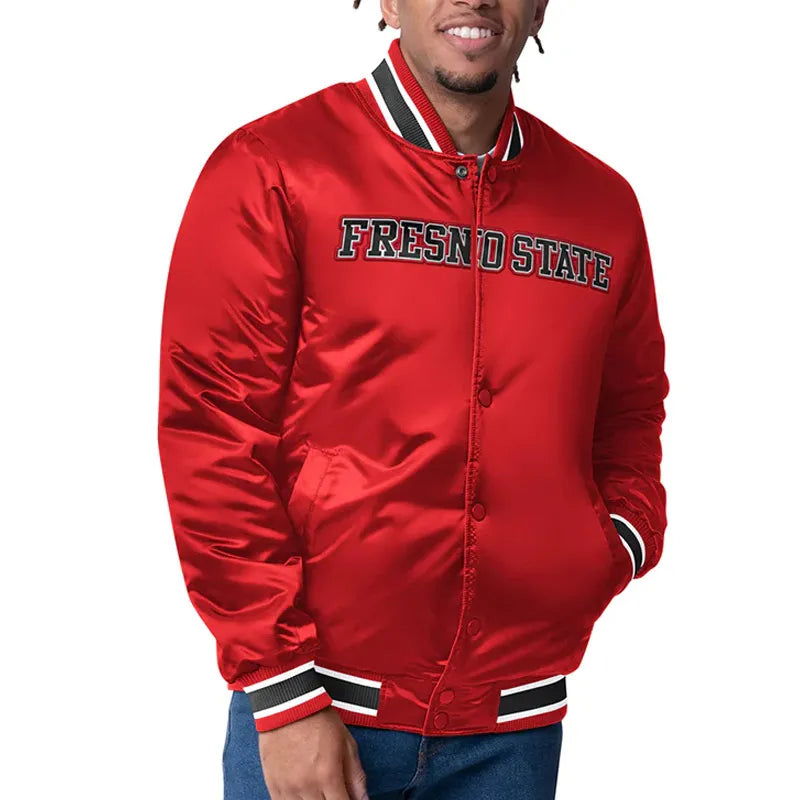 Fresno State Bulldogs Closer Satin Jacket