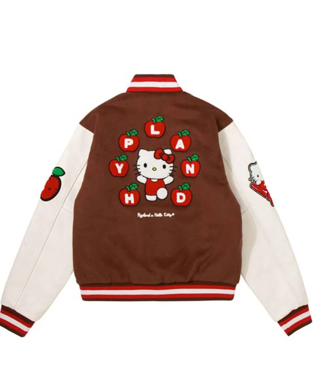 Hello Kitty Apples H Letterman Jacket