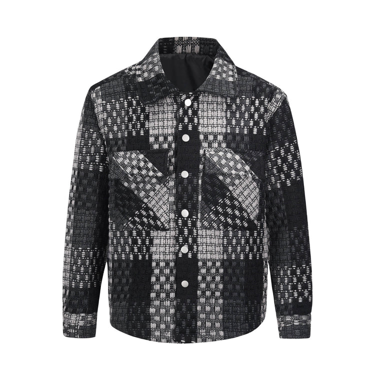 Plaid Flannel Shirt Jacket