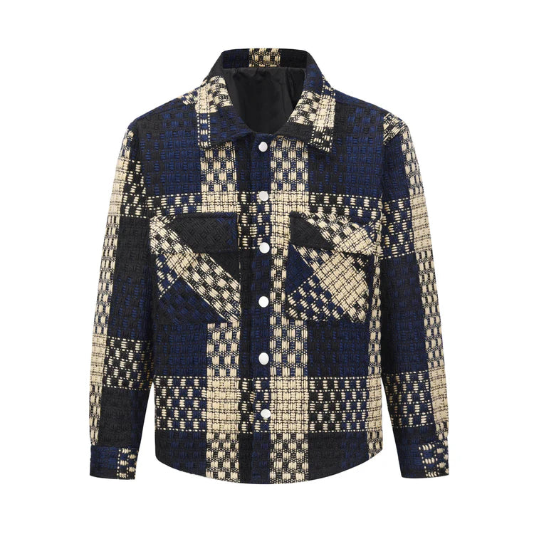 Plaid Flannel Shirt Jacket