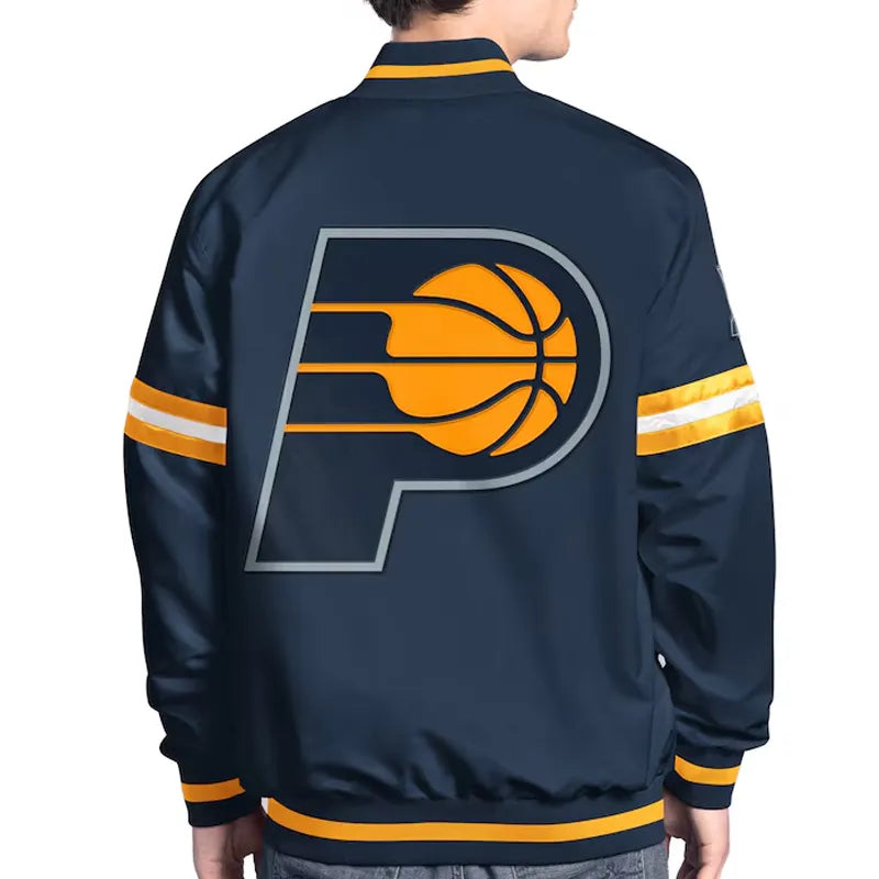 Indiana Pacers Scout Varsity Satin Jacket