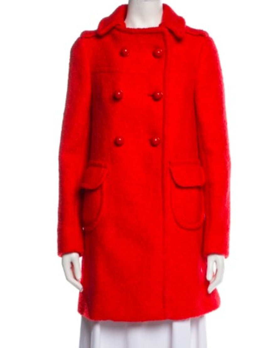 The Life List 2025 Sofia Carson Red Peacoat