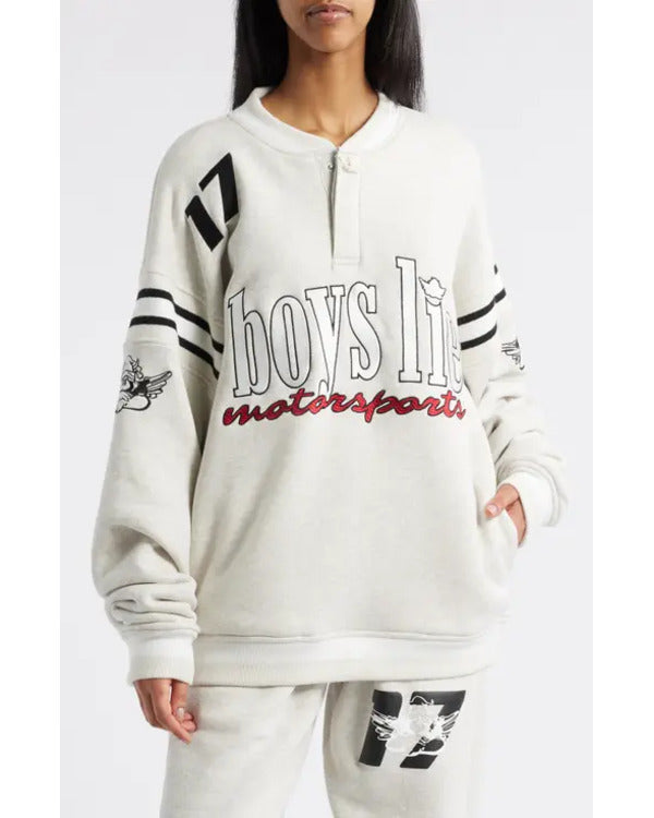 Summer House S09 Amanda Batula White Pullover Hoodie