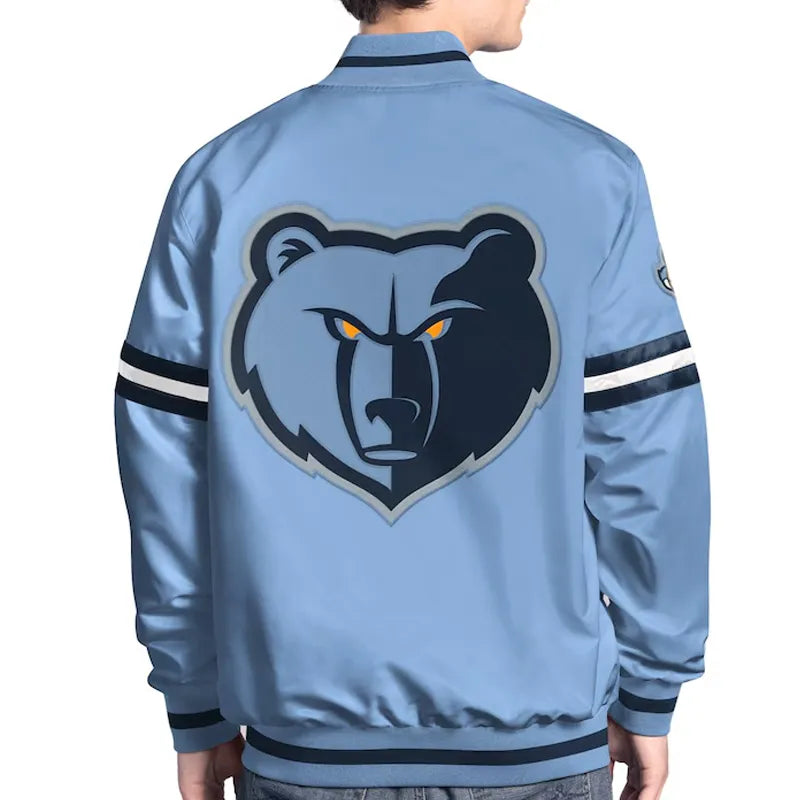 Memphis Grizzlies Scout Varsity Satin Jacket