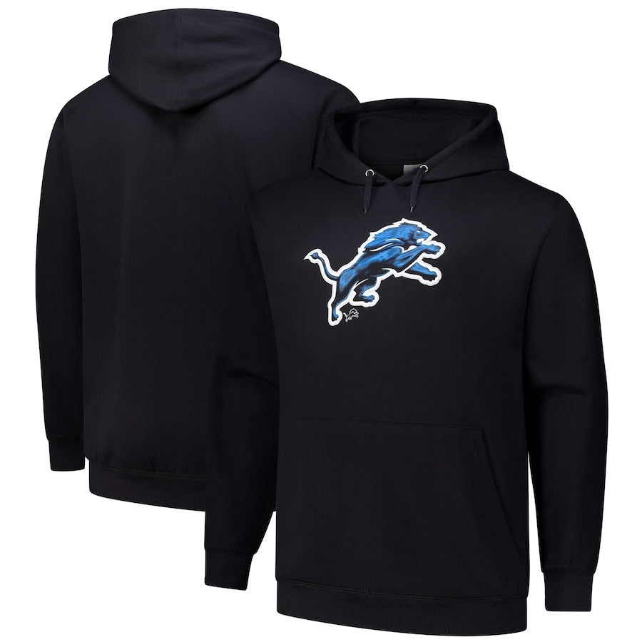 Detroit Lions Fanatics Black Mascot Hoodie