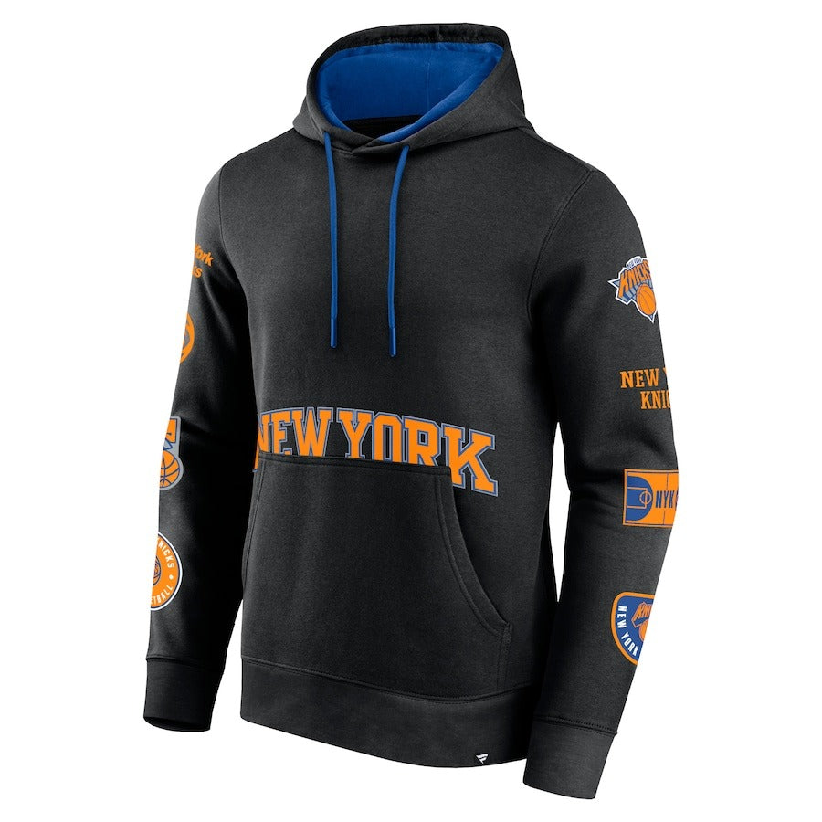 Fanatics Black New York Knicks Wild Winner Hoodie