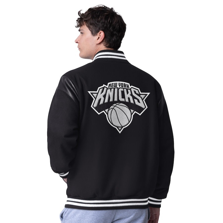 Sports By Carl Banks New York Knicks Clutch Hitter Varsity Jacket