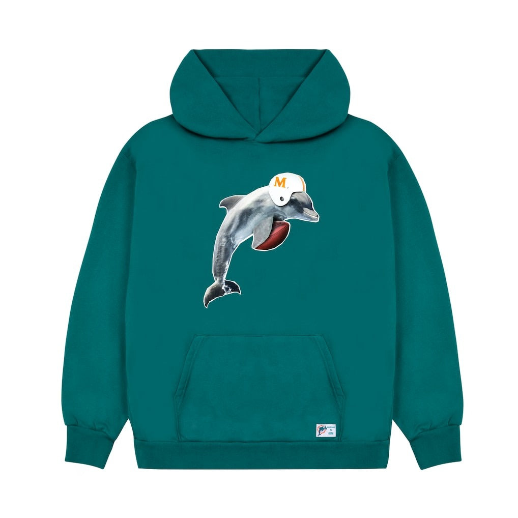 Miami Dolphins GOLF WANG Aqua Cutout Hoodie