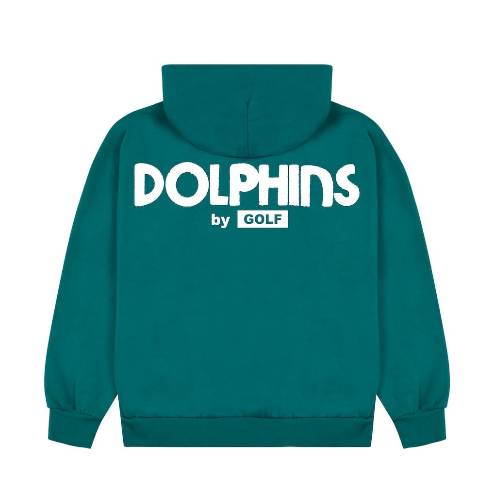 Miami Dolphins GOLF WANG Aqua Cutout Hoodie