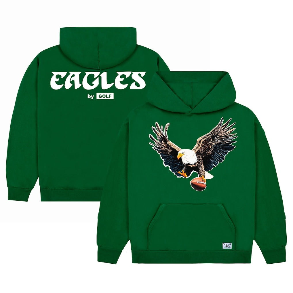 Philadelphia Eagles GOLF WANG Green Cutout Hoodie