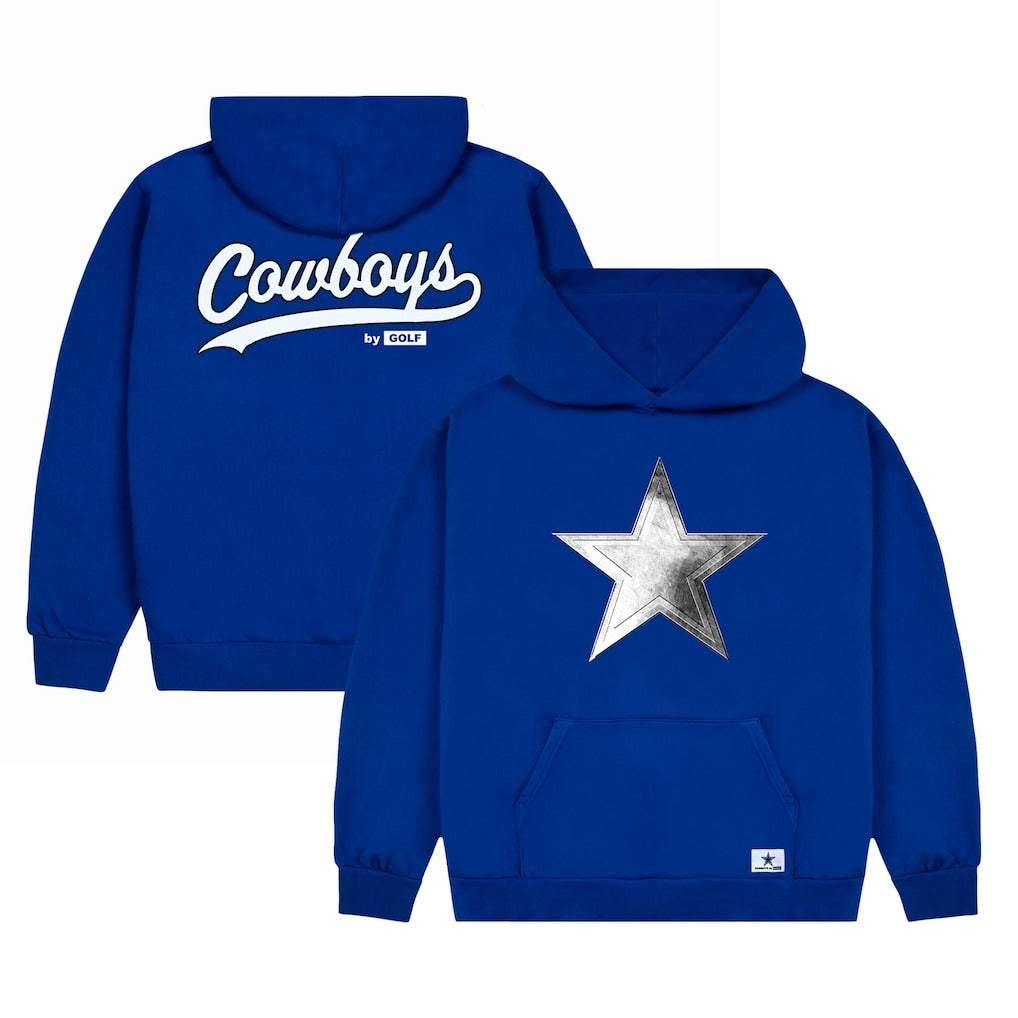 Dallas Cowboys GOLF WANG Royal Cutout Hoodie