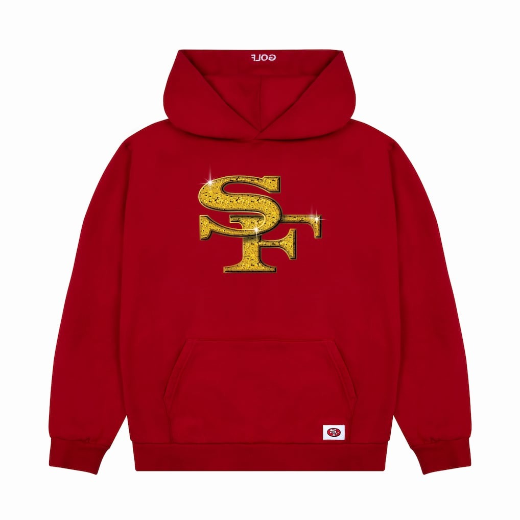 San Francisco 49ers GOLF WANG Scarlet Cutout Hoodie