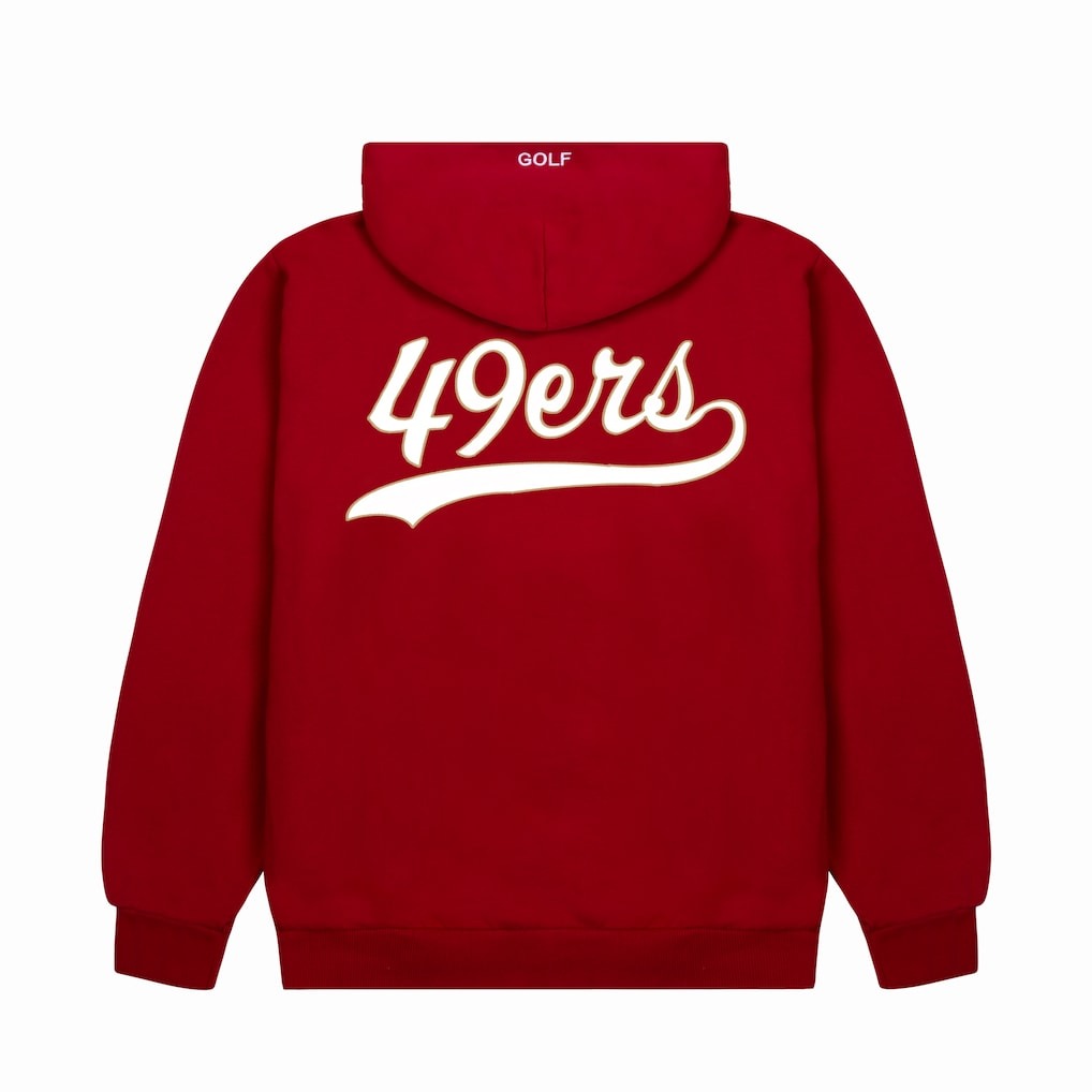 San Francisco 49ers GOLF WANG Scarlet Cutout Hoodie