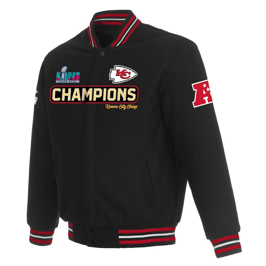 Kansas City Chiefs Super Bowl Lvii Champions Team Black Reversible