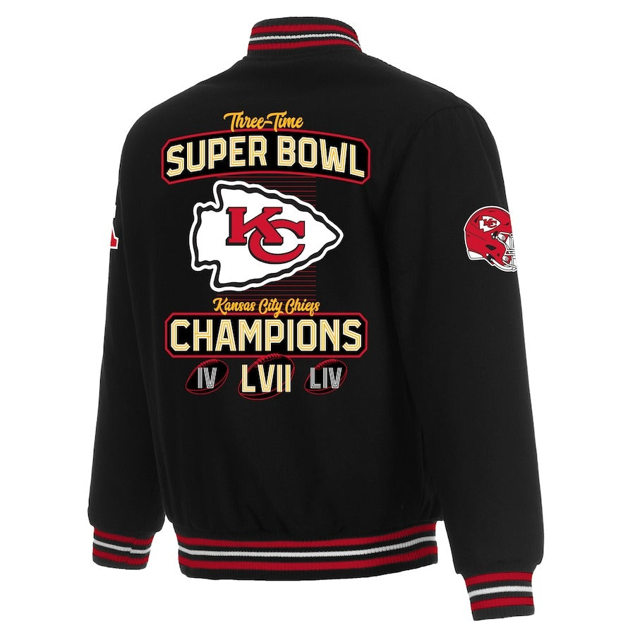 Kansas City Chiefs Super Bowl Lvii Champions Team Black Reversible