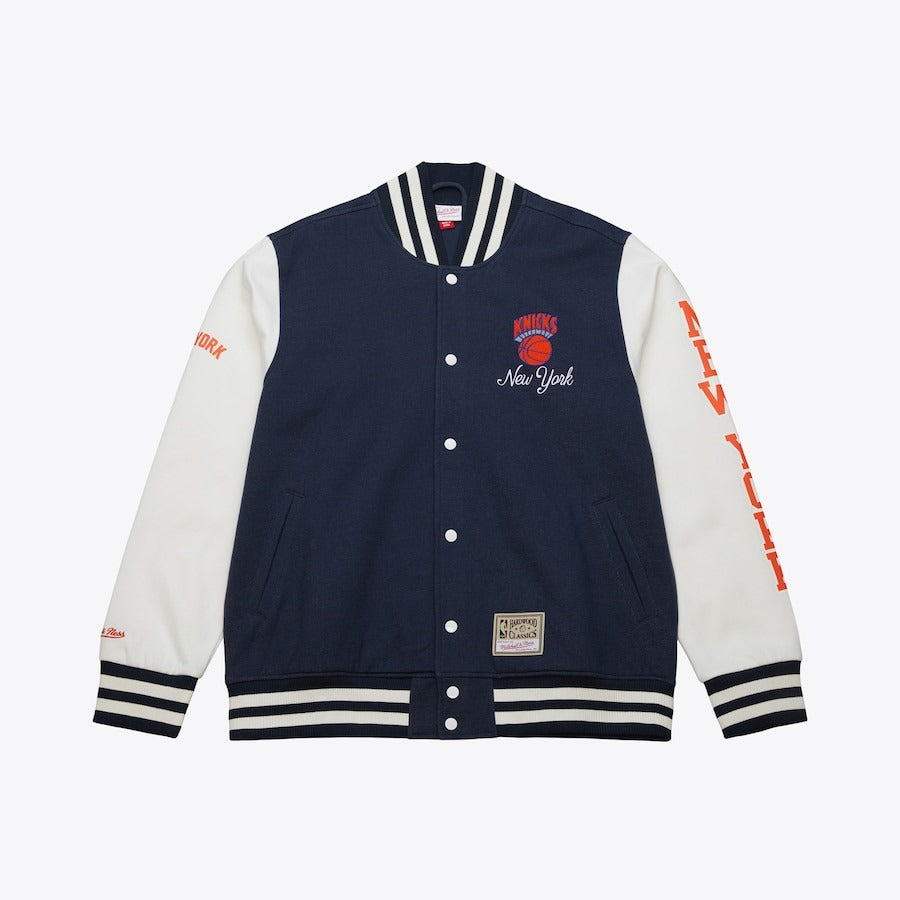 New York Knicks Washed Varsity Jacket