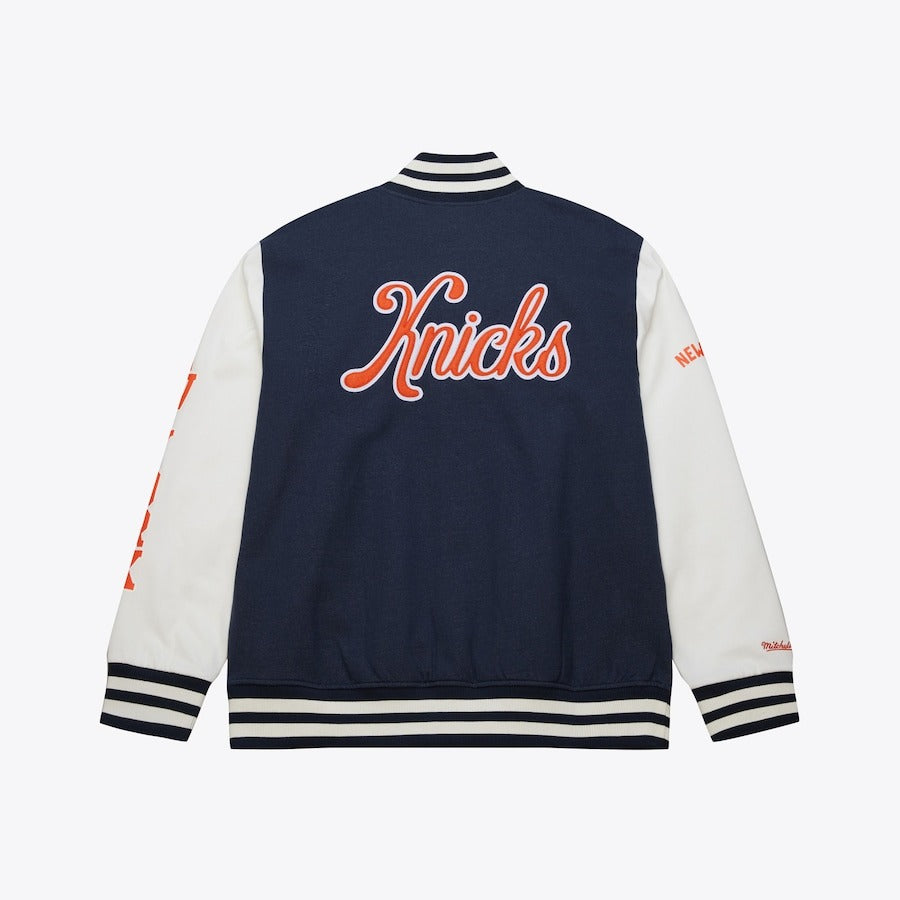 New York Knicks Washed Varsity Jacket