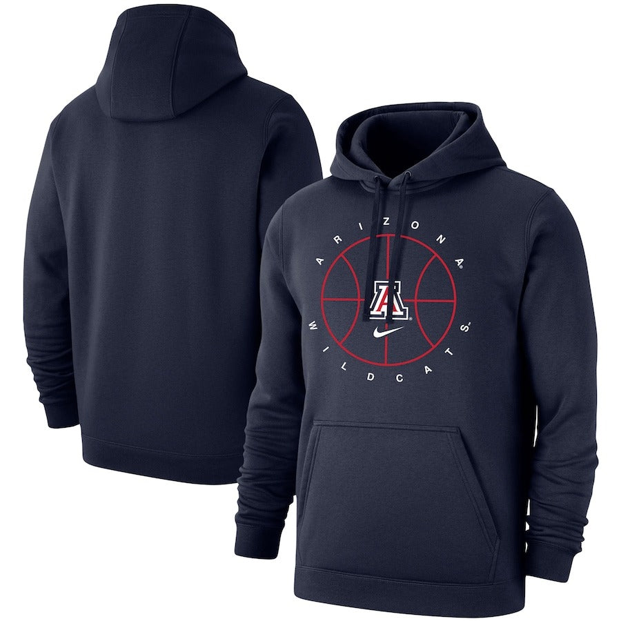 Navy Arizona Basketball Hoodie