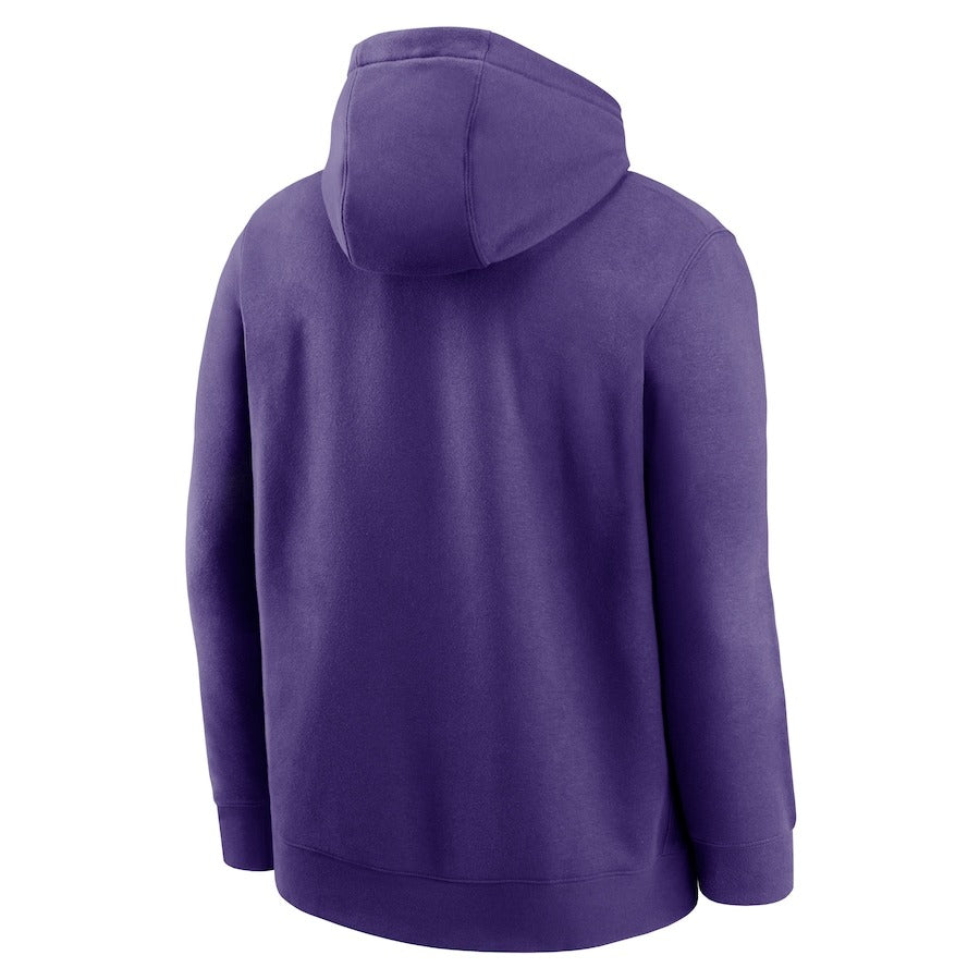 Minnesota Vikings Purple Rewind Club Logo Pullover Hoodie