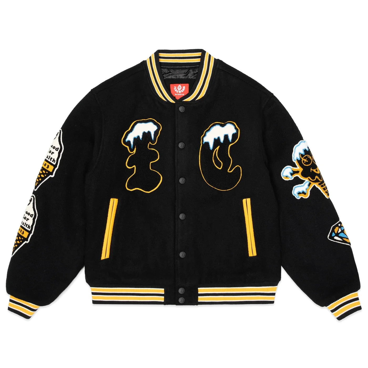 Icecream Flap Jack Varsity Jacket