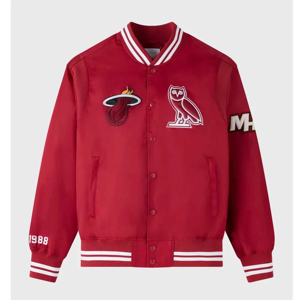 OVO Miami Heat Red Jacket