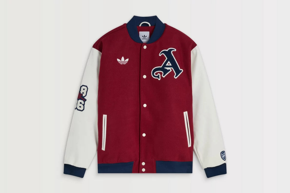 Arsenal adidas red Varsity Jacket