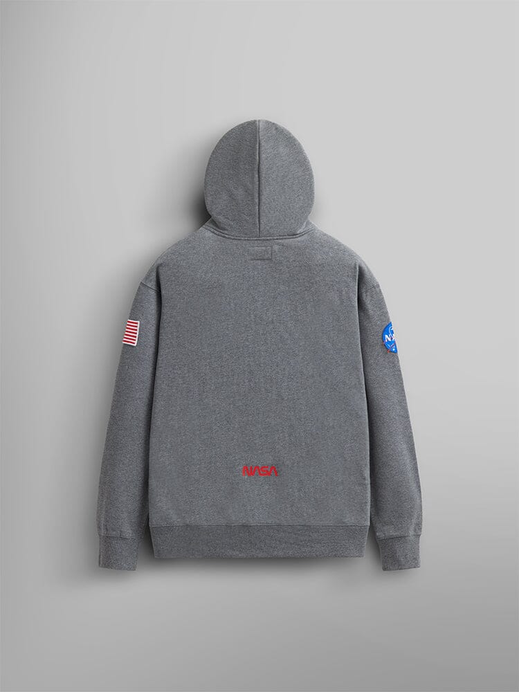 Nasa Worm Logo Charcoal Hoodie