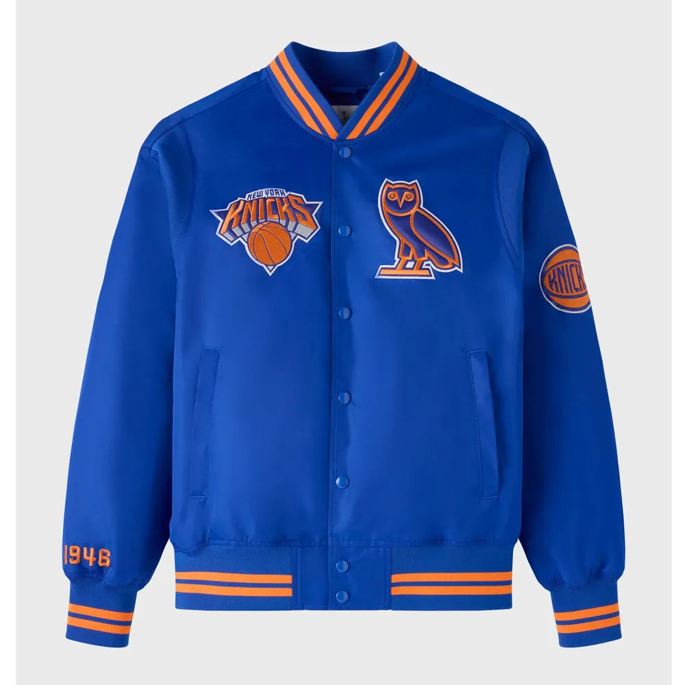 OVO NY Knicks Blue Jacket