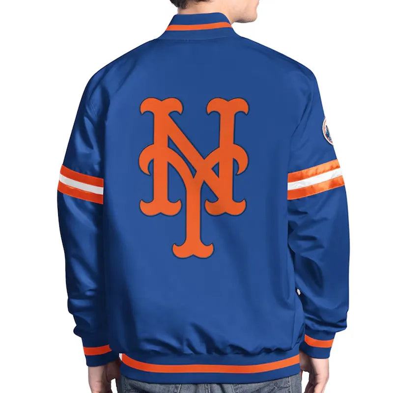 NY Mets Scout Varsity Satin Jacket