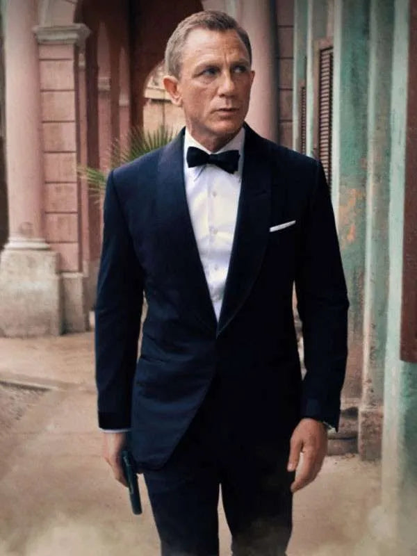 James Bond No Time To Die Black Tuxedo Suit