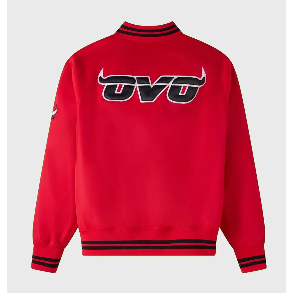 OVO Chicago Bulls Red Jacket