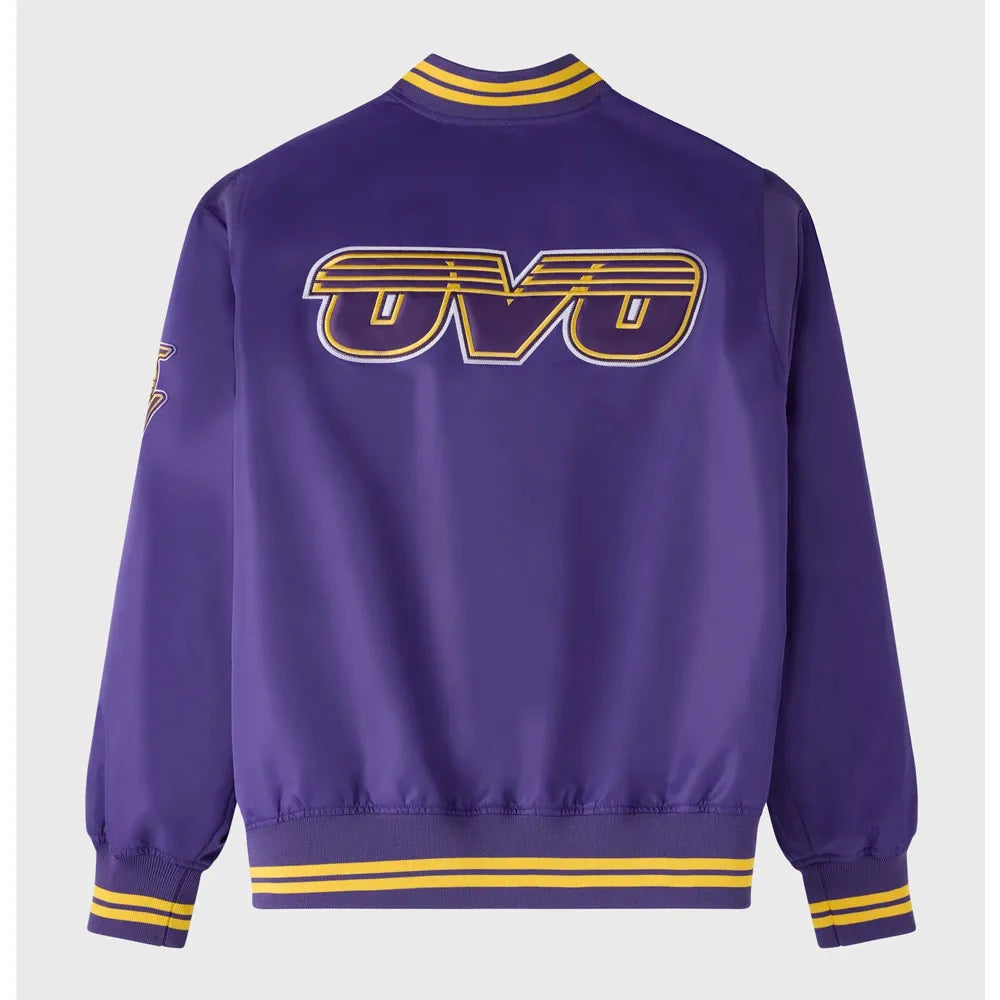 OVO LA Lakers Purple Jacket