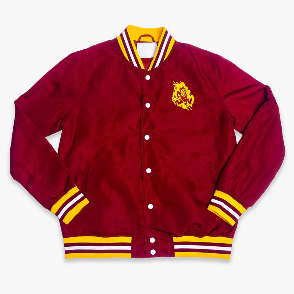 Arizona State Sun Devils Retro Maroon Bomber Jacket